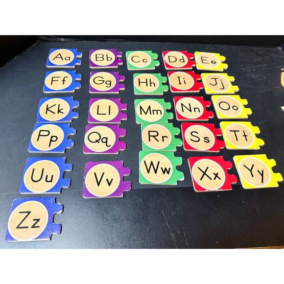 Melissa & Doug Self Correcting Alphabet Wooden Puzzles complete educational - Picture 5 of 5